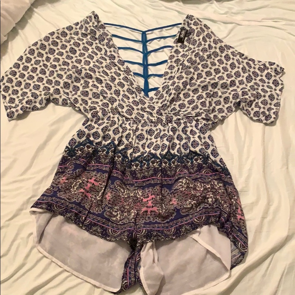 Patterned Romper